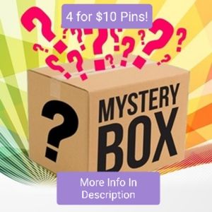 Mystery Box 4 for $10 Pins